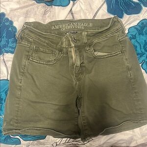 American Eagle Outfitters Women's Olive Shorts